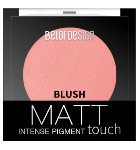 BELOR DESIGN румяна д/лица matt touch т.201