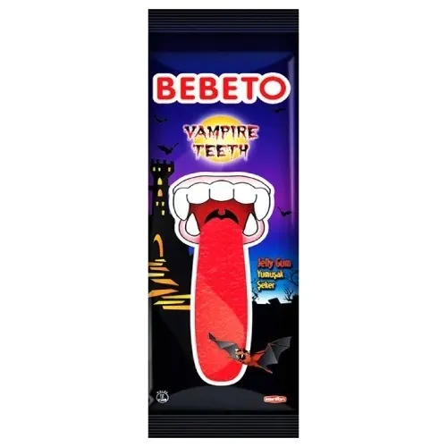 Мармелад жевательный Бебето Вампир Тиф со вкусом абрикоса и клубники 25г; 24