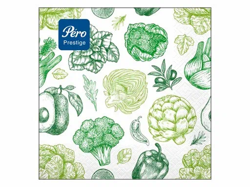 PERO Prestige салфетки столовые итальяно 3сл. 33*33см 20шт