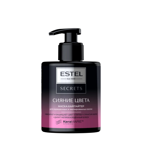 ESTEL Secrets маска-хайлайтер д/окрашенных и мелированных волос сияние цвета 275мл