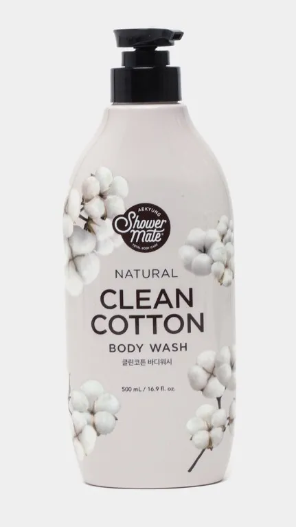 SHOWER MATE Natural гель д/душа хлопок 500мл