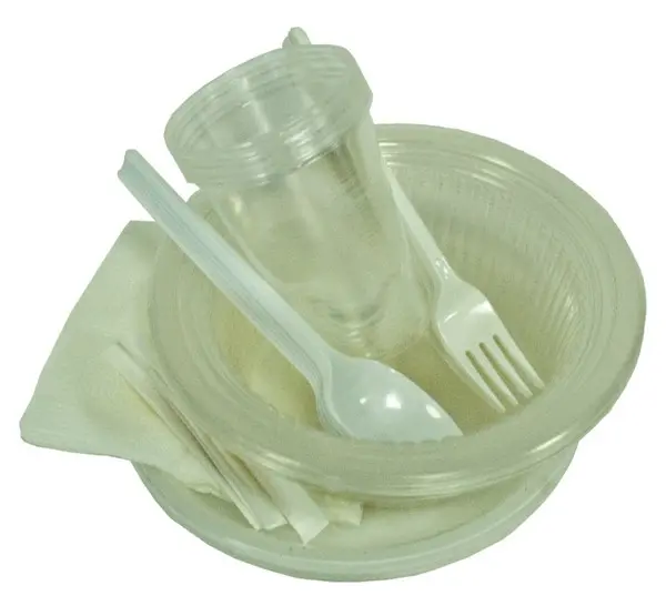 ВЕСЕЛЫЙ ПИКНИЧОК набор посуды одноразовой №8 на 5 человек