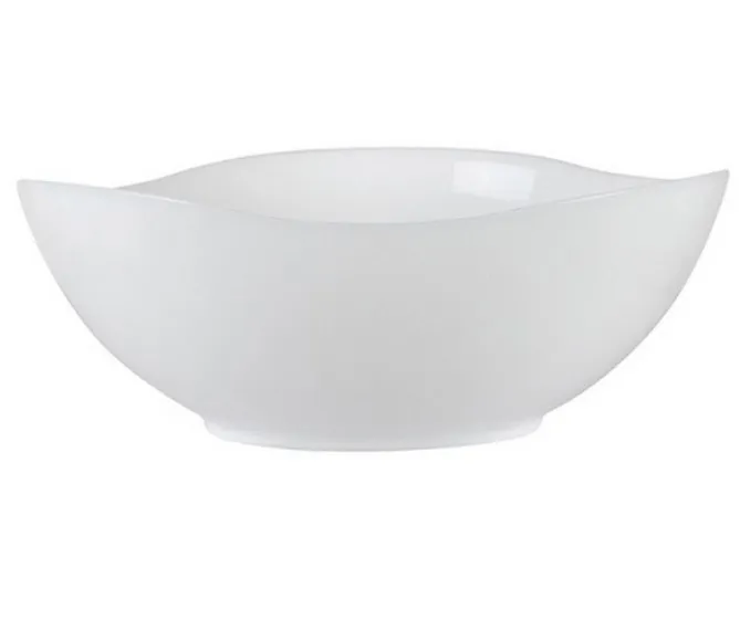 NATA M тарелка глубокая треугольная цв.белый 18см LXXW70-W