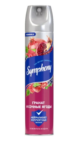 SYMPHONY освежитель воздуха сочные ягоды 300мл (6)