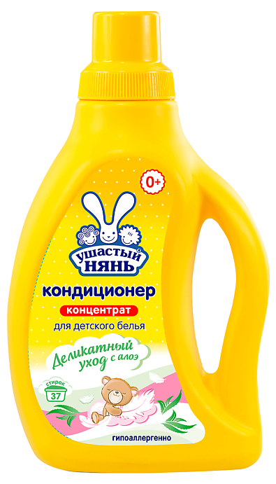 УШАСТЫЙ НЯНЬ кондиционер д/детского белья алоэ-вера 750мл
