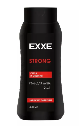 EXXE MEN гель д/душа 2в1 strong сила и энергия 400мл