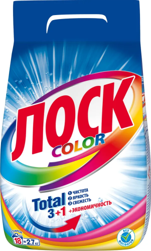 ЛОСК порошок стир automat color 2700г