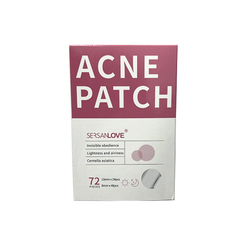 SERSANLOVE патчи от акне с экстрактом центеллы азиатской, 12мм*24шт, 8мм*48шт_
