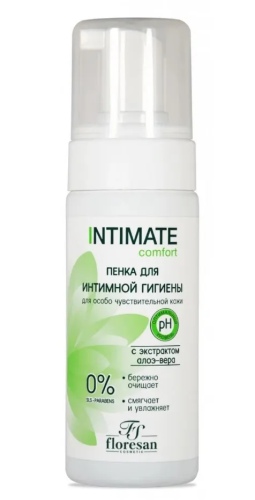 INTIMATE пенка д/интимной гигиены чистотел и алоэ вера 150мл Ф-274