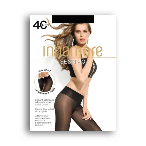 INNAMORE колготки женские sensi 40 nero р.2
