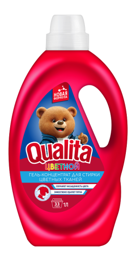 QUALITA гель д/стирки цветного белья 1000мл
