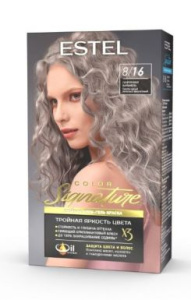 ESTEL Color signature краска д/волос стойкая крем-гель т.8/16 лакричная карамель
