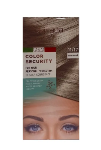 MIRADA MILAN краска д/волос с протеинами шелка кератином арганой и авокадо 11/7 пепельный