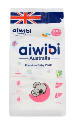 AIWIBI подгузники-трусики детские одноразовые 15-21кг 8шт AWB17-XXL