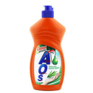 AOS бальзам д/мытья посуды алоэ вера 450мл (20)