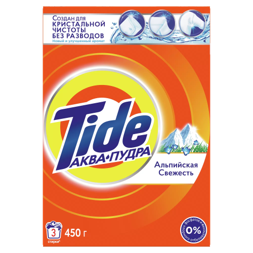 TIDE порошок стир automat альпийская свежесть 450г
