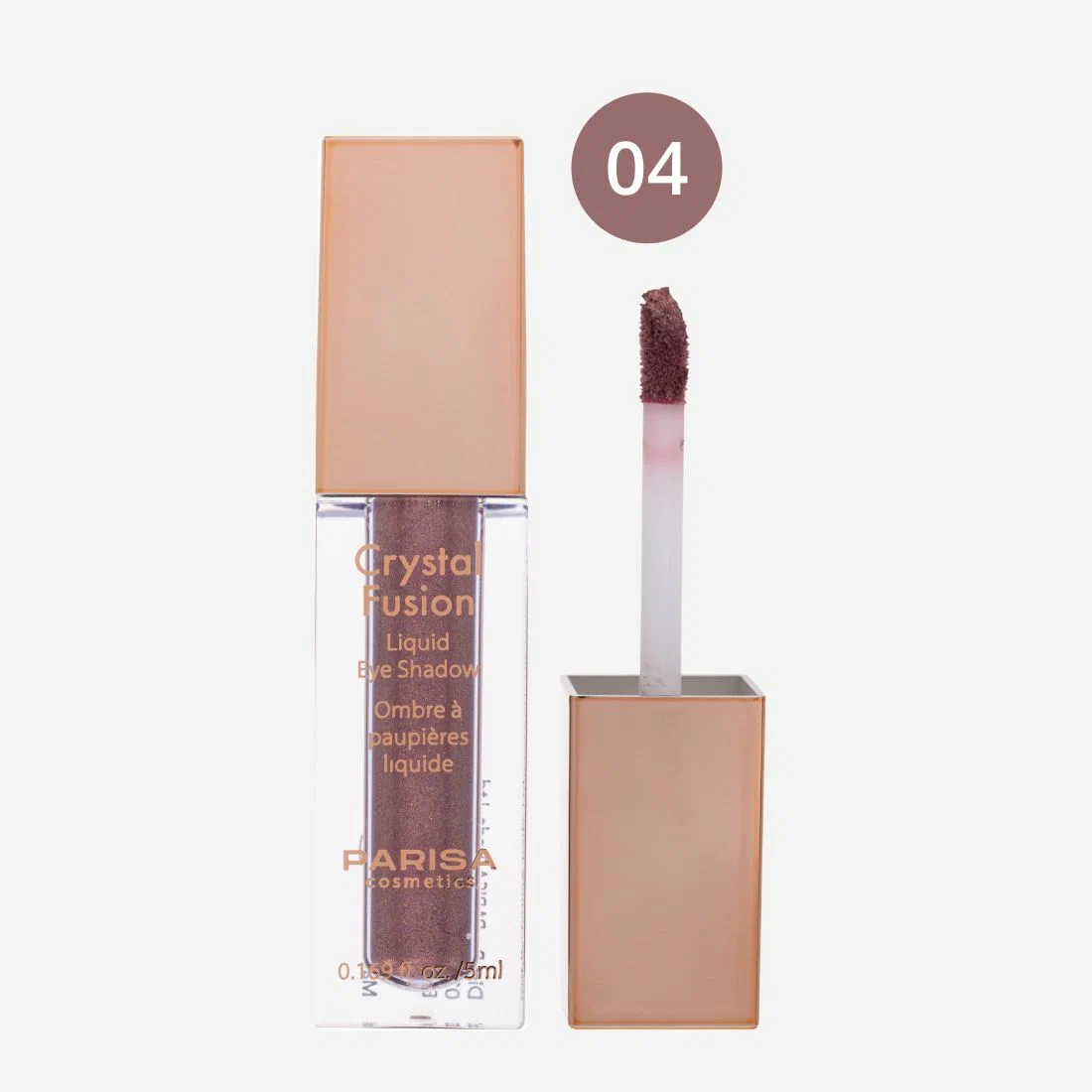 PARISA тени жидкие д/век crystal fusion ple 06 т.04