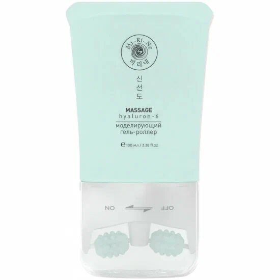 MI-RI-NE гель-роллер против морщин д/лица шеи и зоны декольте антивозвратной hyaluron 100мл