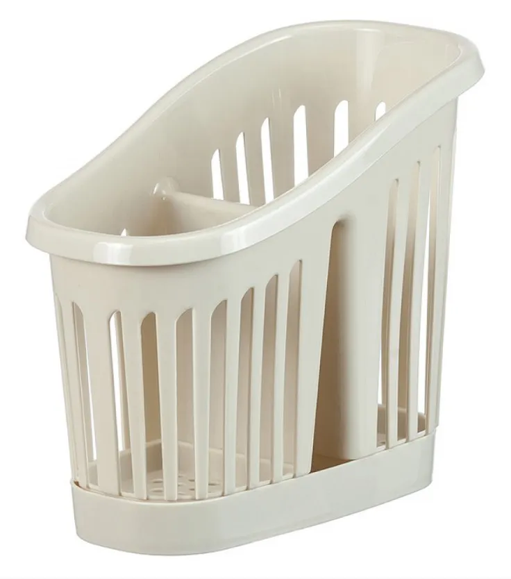 Сушилка д/столовых приборов 2 секции цвет белый ротанг М1165/27