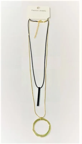 Подвеска на цепочке колечко цв.золото L 230754