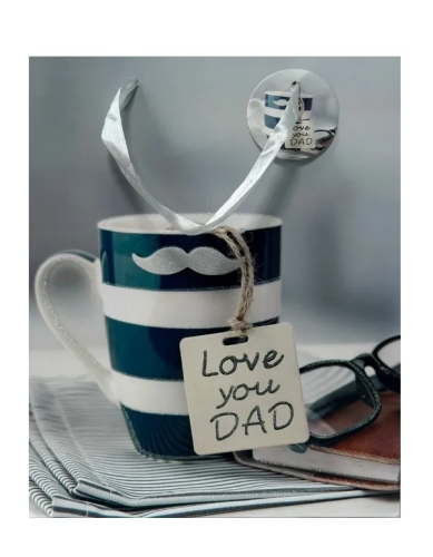 Пакет подарочный 26*32*12см любимому папе M0020M