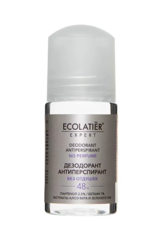 ECOLATIER Expert дезодорант-антиперспирант без отдушек 50мл