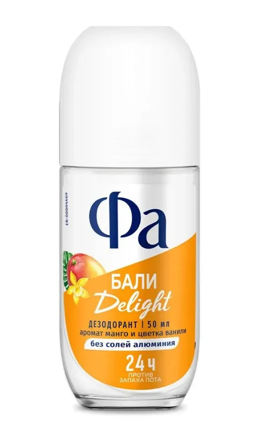 FA антиперспирант жен. ритмы острова Бали delight 50мл ролл