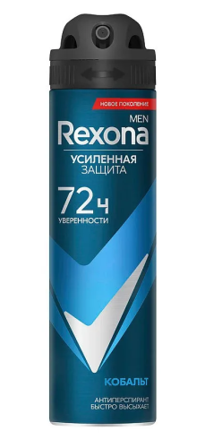 REXONA MEN антиперспирант кобальт 150мл спрей