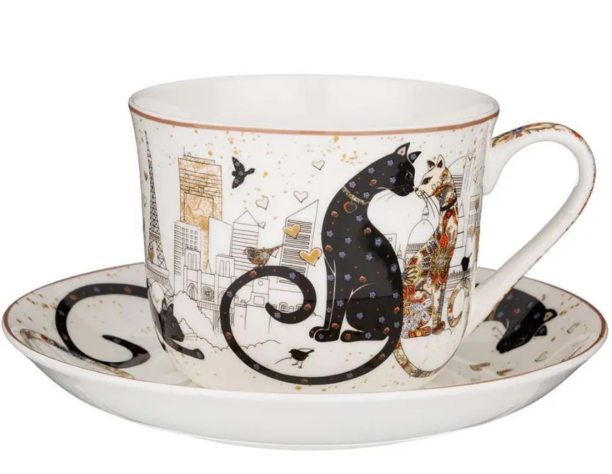 LEFARD Парижские коты чайная пара 500мл 104-830