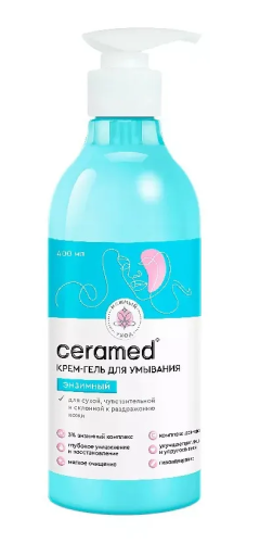ЦЕРАМЕД крем-гель д/умывания энзимный 400мл