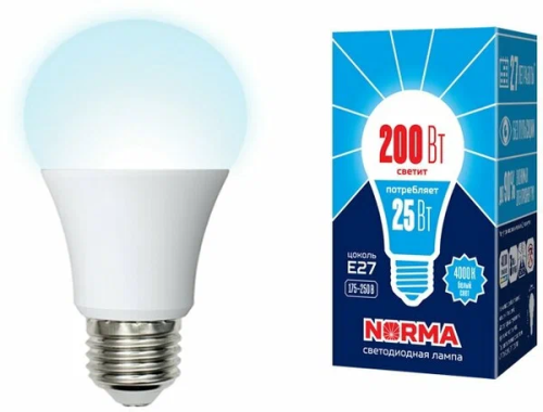 VOLPE лампа светодиодная белый свет LED-A70-25W/4000K/E27/FR/NR