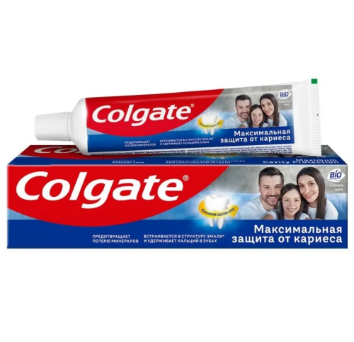 COLGATE паста зубная максимальная защита от кариеса свежая мята 100мл FCN89276