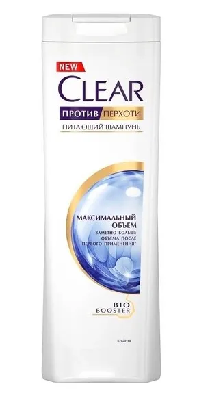 CLEAR NUTRIUM шампунь д/волос против перхоти максимальный объем 400мл