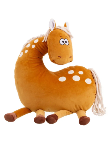 RELANA игрушка мягкая конь рыжий Даниэль 40см 40*35*12см
