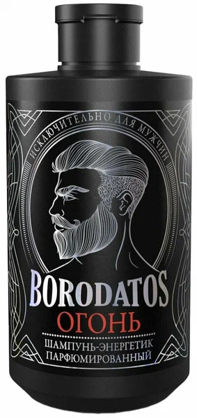 BORODATOS шампунь д/волос энергетик огонь 400мл