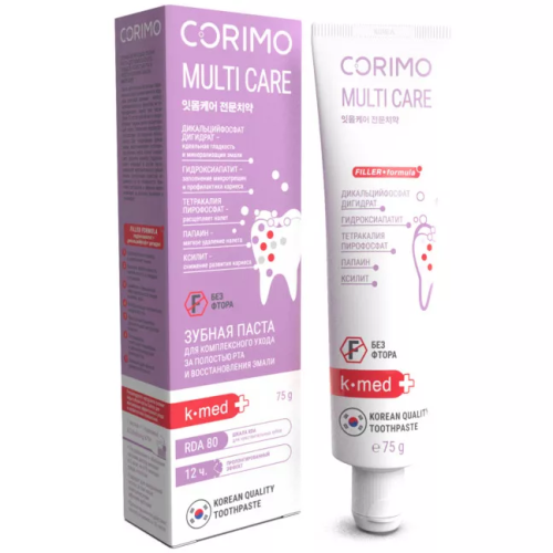 CORIMO паста зубная профилактическая мультикомплекс восстановления эмали 75г