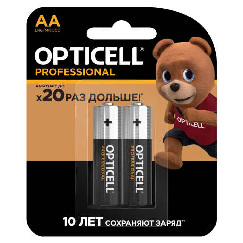 OPTICELL Professional батарейки AA 2шт