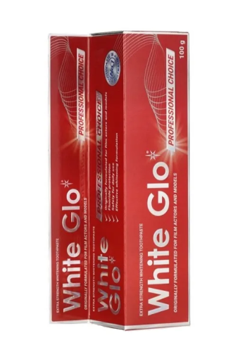WHITE GLO паста зубная профессиональная отбеливающая 100г