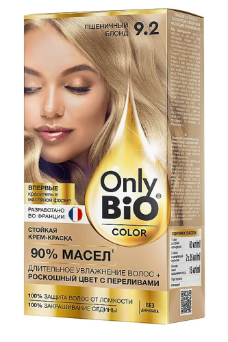 ONLY BIO COLOR крем-краска д/волос стойкая т.9.2 пшеничный блонд