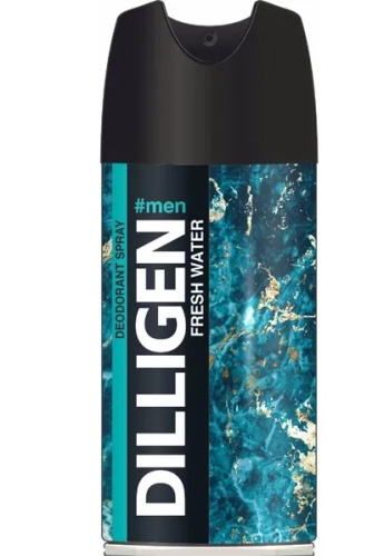 DILLIGEN дезодорант мужской спрей fresh water 150мл__