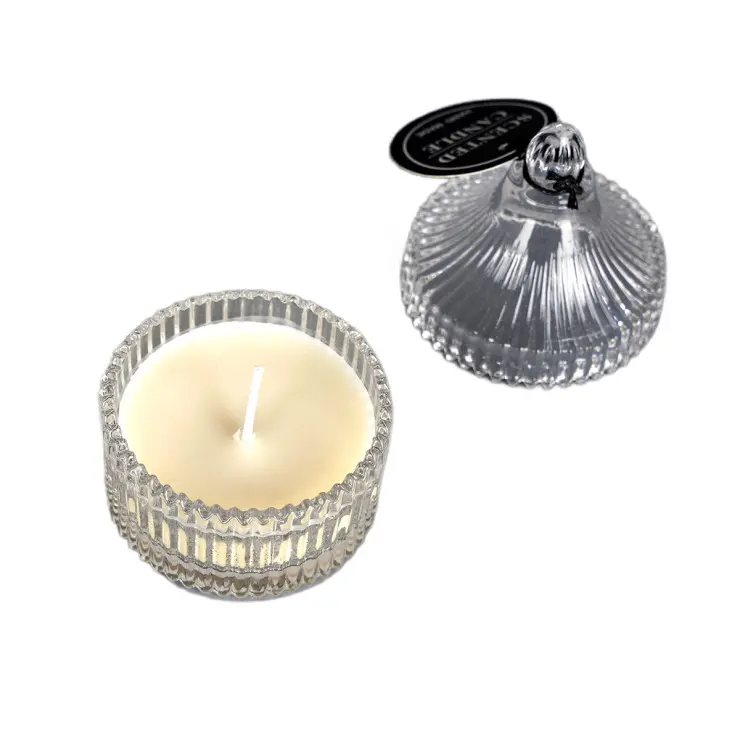 Свеча аромат. в стекле под куполом 6,2*8,5см 2024-3423