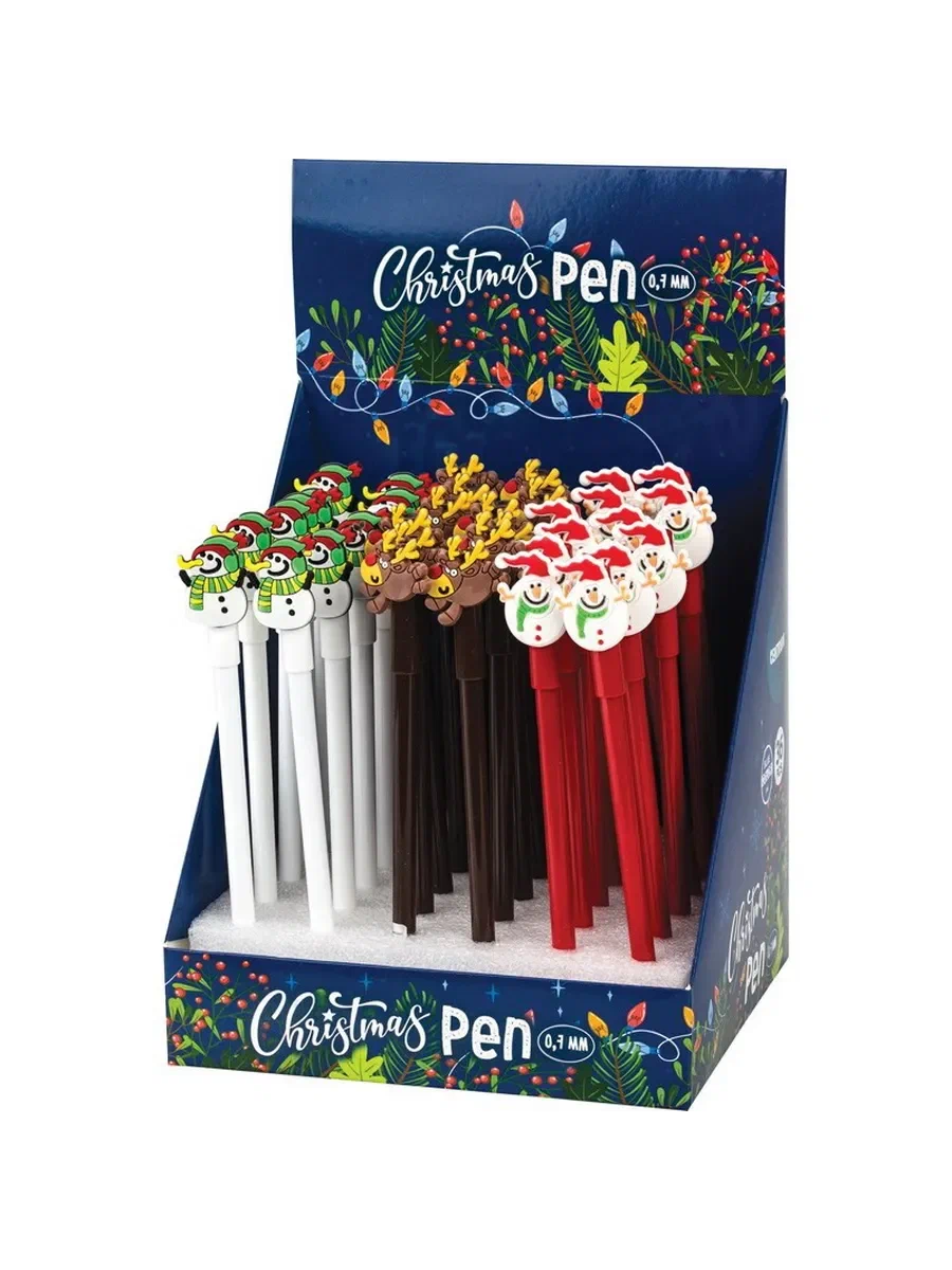 CENTRUM ручка шариковая Новый год цв.синий 0,7мм 89671