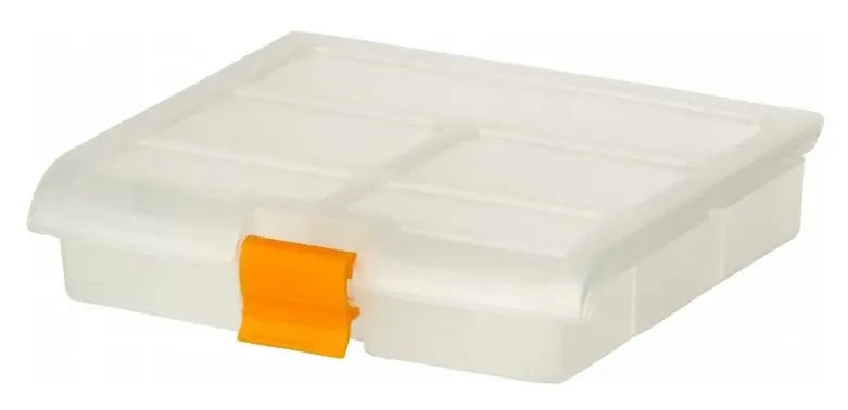 Блок д/мелочей прозрачный 11,4*14,2*3,4см М2950/39