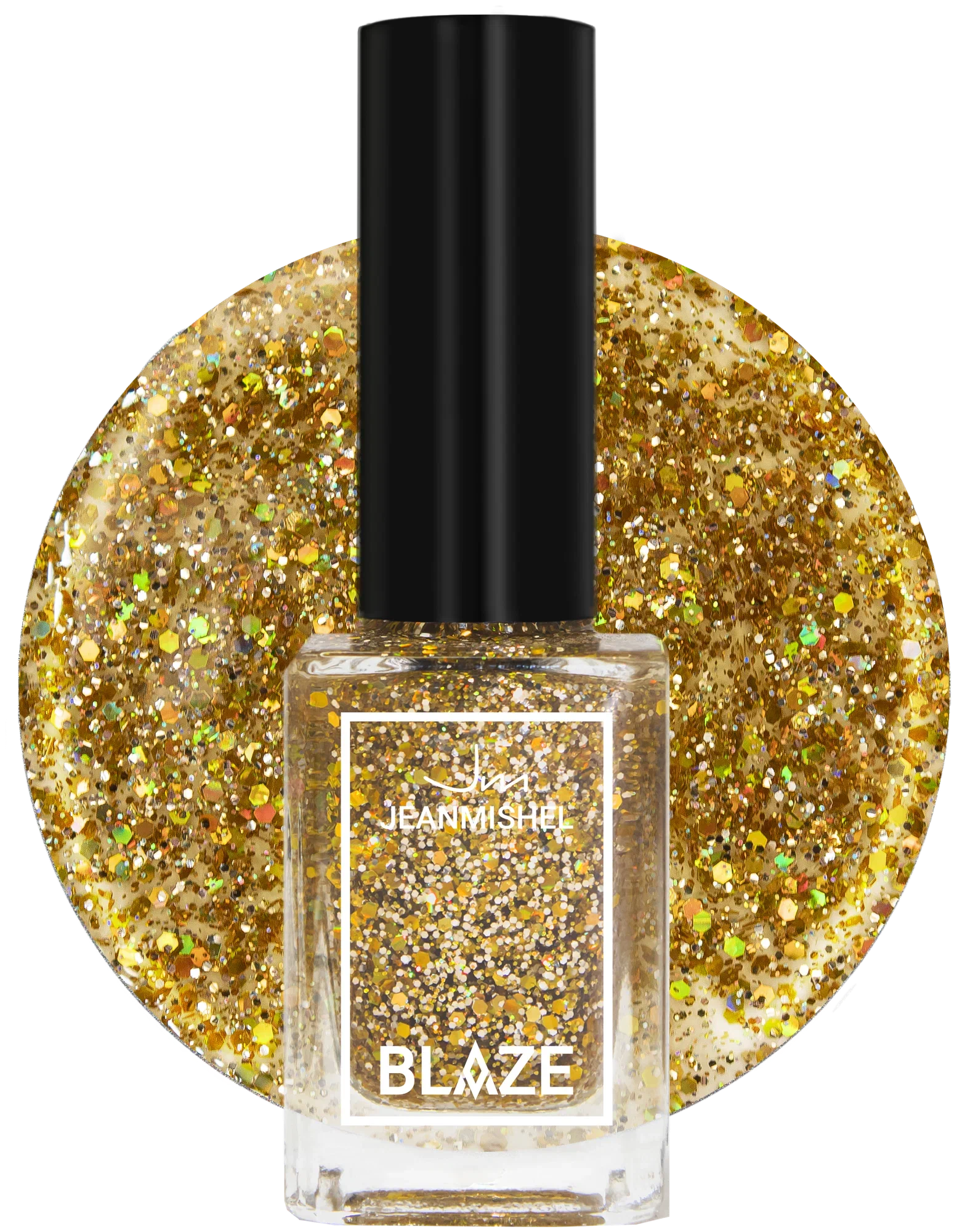 JEANMISHEL лак д/ногтей с блестками blaze тон 401 12мл