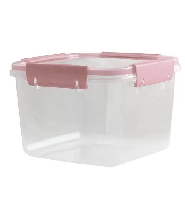 BUTTERFLY контейнер д/продуктов прямоугольный цв.розовый 1,7л 78592