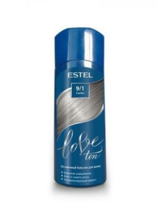ESTEL LOVE TON бальзам д/волос оттеночный т.9.1 серебро