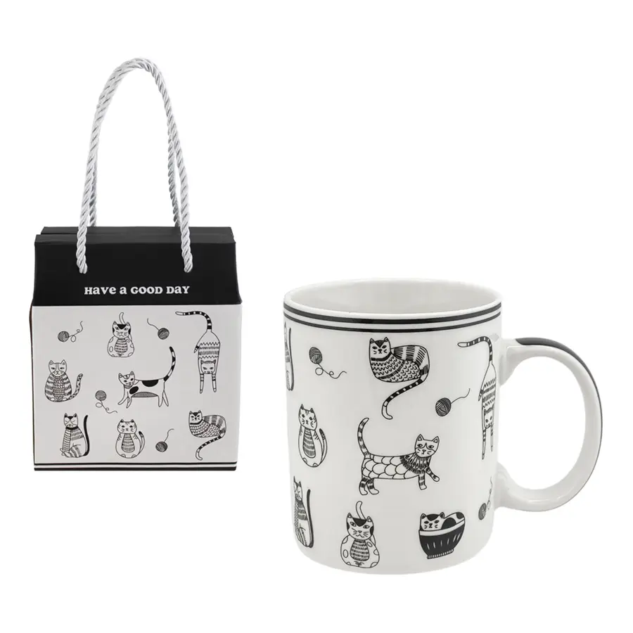 NATAM кружка 350мл котики CHGC-1