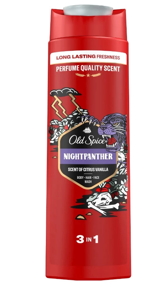 OLD SPICE гель-шампунь д/душа nightpanther 400мл