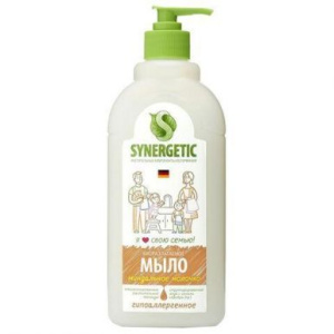 SYNERGETIC мыло жидкое миндальное молочко 500мл