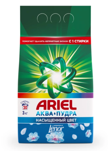 ARIEL порошок стир automat ленор эффект возд свежесть 3000г